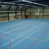 Multi-Purpose PVC Basketball Court Flooring Roll