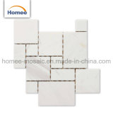 2018 New Beautiful Design Polished White Color Mable Mosaic Tile