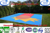 Interlocking Net Surface Basketball Court Flooring
