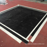 China Black Marquina Marble for Floor Tiles and Counter Slabs
