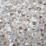 Freshwater Shell Mother Pearl Irregular Triangle Nature Brown Color Mosaic Tile