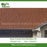 Metal Roof Tile with Stone Chips Coated (Wooden tile)