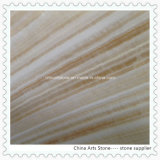 Chinese Beige/White Marble Onxy Tiles for Wall and Floor