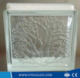 Coral Patterned Tempered Safety Glass Block/Brick