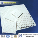 Abrasion Resistant Ceramic Liner Tiles on a Mesh
