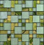 Hot Glass Enamel Mosaic Tile Flower Pattern