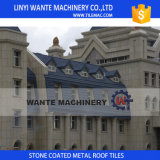 Beautiful Color Stone Coated Metal Roof Tiles Case Display
