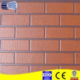 Brick Pattern 50mm Thickness Fireproof B1 Level PU Sandwich Panel