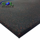 1mx1m Acid Resistant EPDM Rubber Gym Flooring Tile
