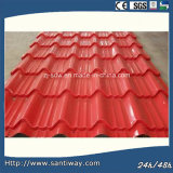 Red Color Metal Sheet Roof Tiles