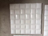 Thassos White 3D Marble Mosaic Polished Tile
