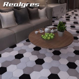 Pure Color Design Flat Surface Hexangular Ceramic Tiles