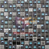 Black Glass Mix Trangile Plastic Mosaic (CSR088)