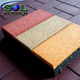 En1177 Certificated High Density Outdoor Floor Rubber Brick