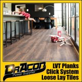 Durable Wood Click PVC Vinyl Floor Tile (P-7165)