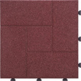 Ce Standards Outdoor Rubber Gym Floor /Sports Rubber Interlocking Tile