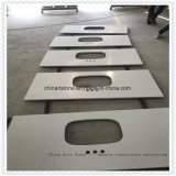 China Popular Artificial Stone White Quartz Slab for Countertop and Vanity Top