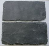 Cheap Natural Stone Wall Tiles Black Large Rectangular Slate