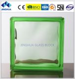 Jinghua High Quality Cloudy Green Glass Block/Brick