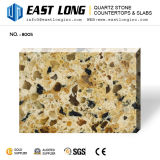 Artificial Quartz Solid Surface with Polished Stone for Engineered