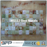 Natural Mixed Color Onyx Mosaic for Kitchen Wall Backsplash Tile