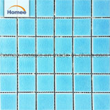 Ocean Blue Ice Crackle Ceramic Tile Mosaic for Swimming Pool