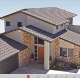 Free Sample Colorful Stone Coated Metal Shingle Roof Tile
