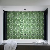 Art Craft Green Tile Stained Glass Mosaic