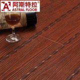 Embossed Surface Style with Red Color Laminate Flooring