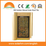 8W Golden Waved Solar Roof Tile