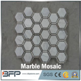 Hexagon Shape White Marble Mosaic for Sale