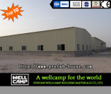 High Quality Steel Structure Warehouse with Brick Wall