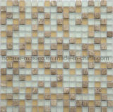 Cheap Price Glass Mix Stone Mosaic Tile Kitchen Backsplash