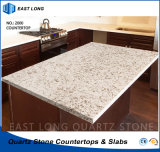 Polished Quartz Stone Countertop for Kitchen/ Home Decoration with SGS Standards (Marble colors)