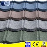 Africa sand coated steel chip stone metal roof tile