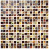 Hot Sale Price Square Crystal Glass Mosaic for Wall and Floor Tile