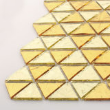 Luxury Gold Bathroom Wall Decoration Tiles Crystal Stained Glass Mosaic