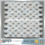 Pink/Solid Color Marble Mosaic for Wall Tile and Cladding