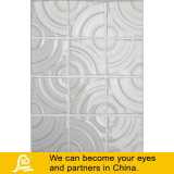 Luxurious Special Shape White/Golden Art Mosaic Tile for Wall Ceramic Art Series (Ceramic Art G01/G02)