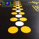 Heavy Duty Special Logo DIY Pattern Gym Floor Mat Rubber Tile
