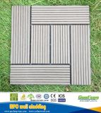 Interlocking Wood Plastic Composite WPC Decking Tile Easy to Install