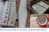 92%&95% Alumina Ceramic Lining Tile for Abrasion Resistant Pipe Elbow in Cement, Steel, Mining, Coal Industry