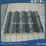 Green Corrugated Metal Roof Tiles