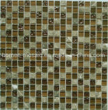 Full Sheet Stone Glass Square Pattern Mosaic Tile for Kitchen Balcony Tile Design