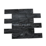 Black Marble Design Brick Glass Mosaic Tile