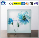 Jinghua High Quality Best Price Artistic P-8 Painting Glass Block/Brick