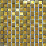 Gold Leaf Mosaic/Glass Mosaic/Stainless Steel Mosaic/Metal Mosaic (SM222)
