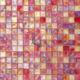 Pink Iridescent Glass Mosaic Tiles (CFR603)