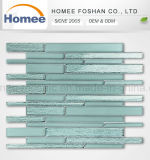 Hot Sale Wholesale Light Green Glass Backsplash Mosaic Tiles for Bathroom