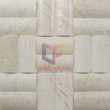 Polished Beige Beautiful Natural Pattern Marble Mosaic (CFS1057)